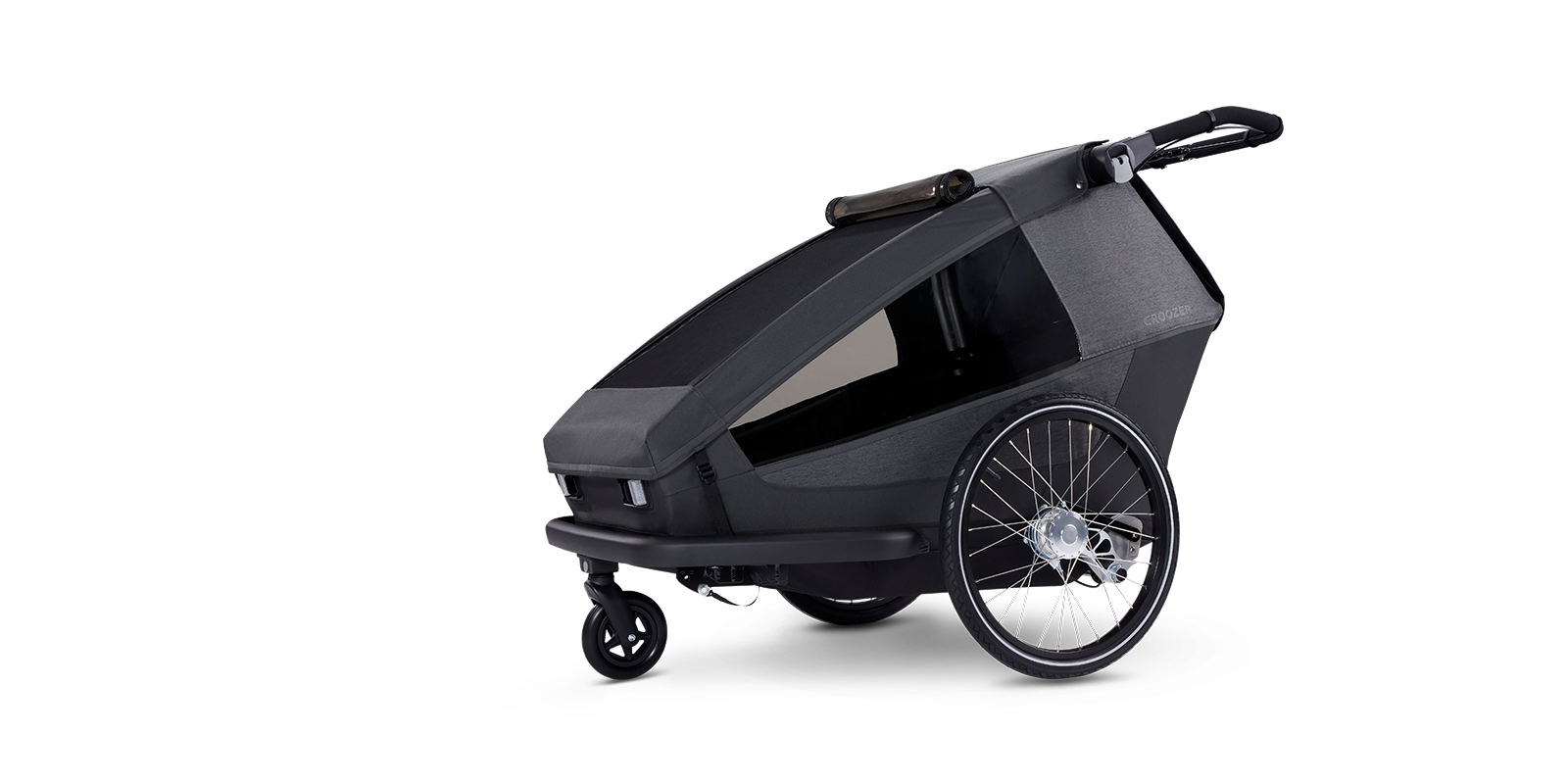 Croozer Yuuna Modularer Fahrradanhänger für Kinder, Hunde und Lasten