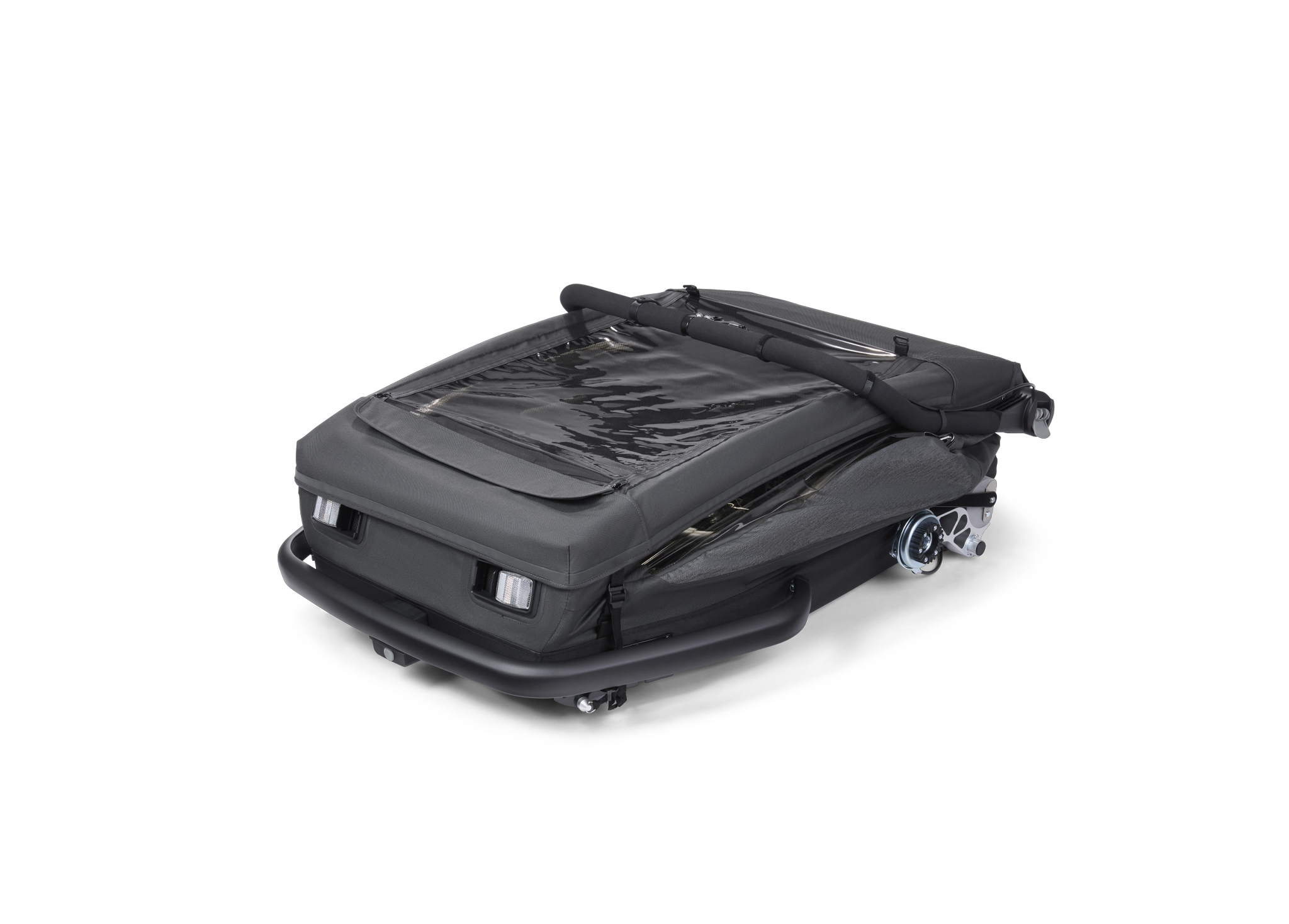 Yuuna modular bike trailer – Kid, Dog, Cargo Moonlight Black 2