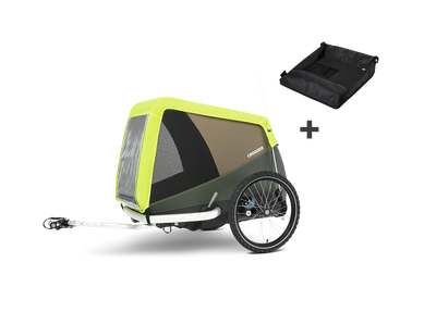 Bundle: Dog Mikke Traveller Pack Bundle Moss Green XL