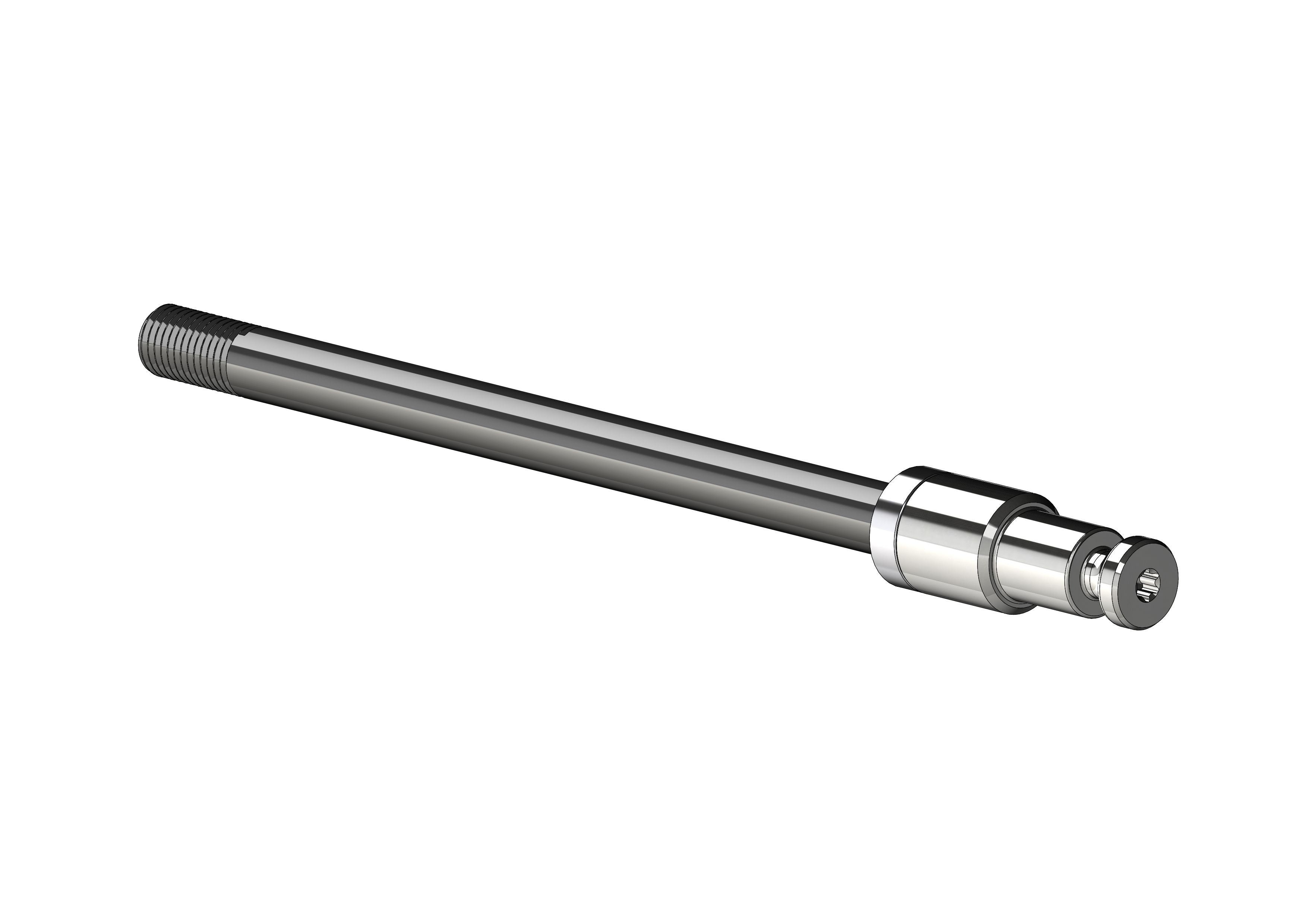 Thru Axle Hitch M12 for axle length 172 or 178 mm with 1.50 mm thread pitch, with socket XL