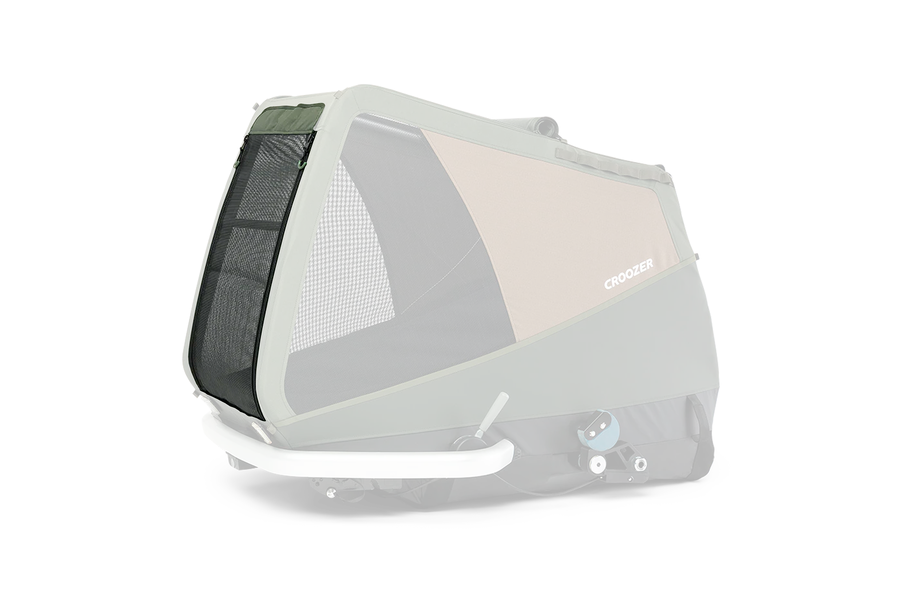 Mesh Window for Dog Mikke Moss Green XL