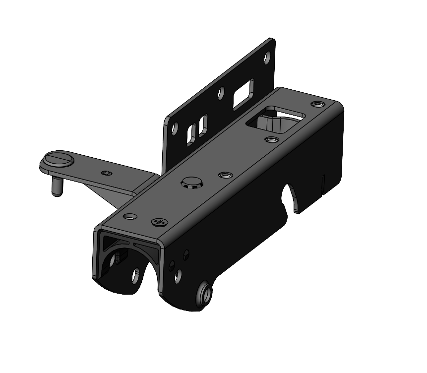 Drawbar Mounting right-side for Vaaya/Keeke/Dog
