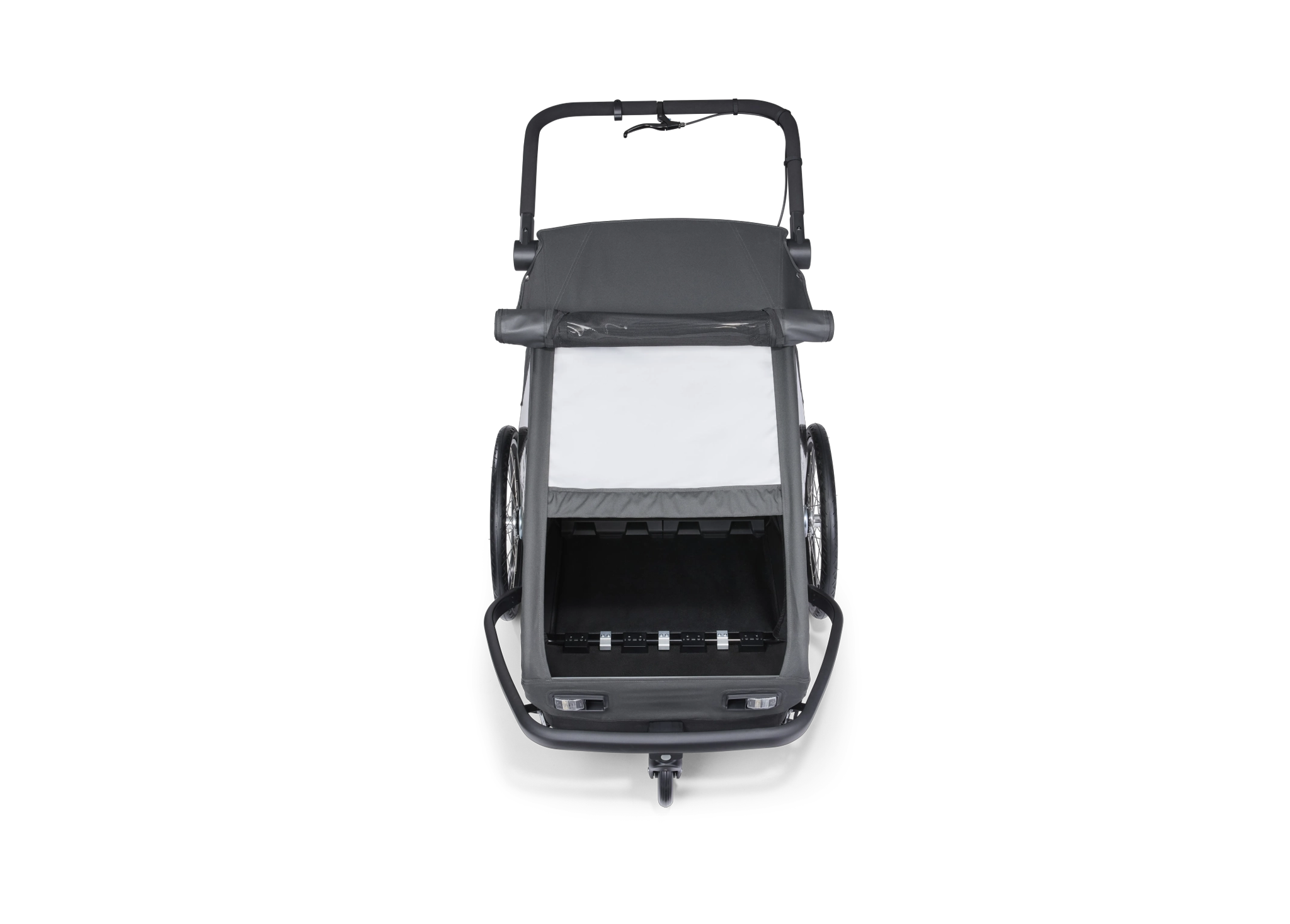Yuuna Modularer Zweisitzer Fahrradanhänger – Kid, Dog, Cargo