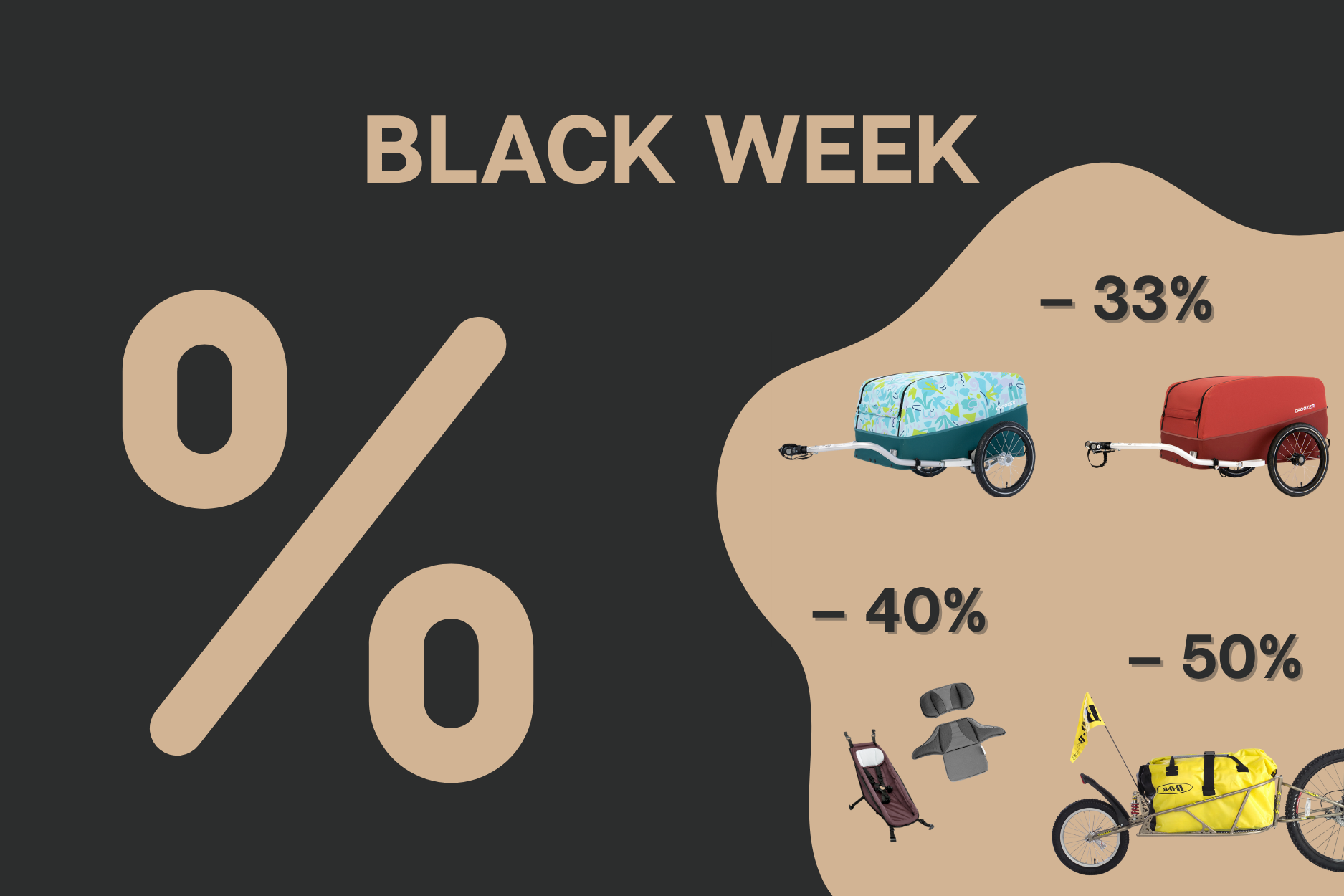 Werbebanner mit Produktabbildungen und Rabattvorteilen für Kollektionsliste  optimiert für mobile Endgeräte