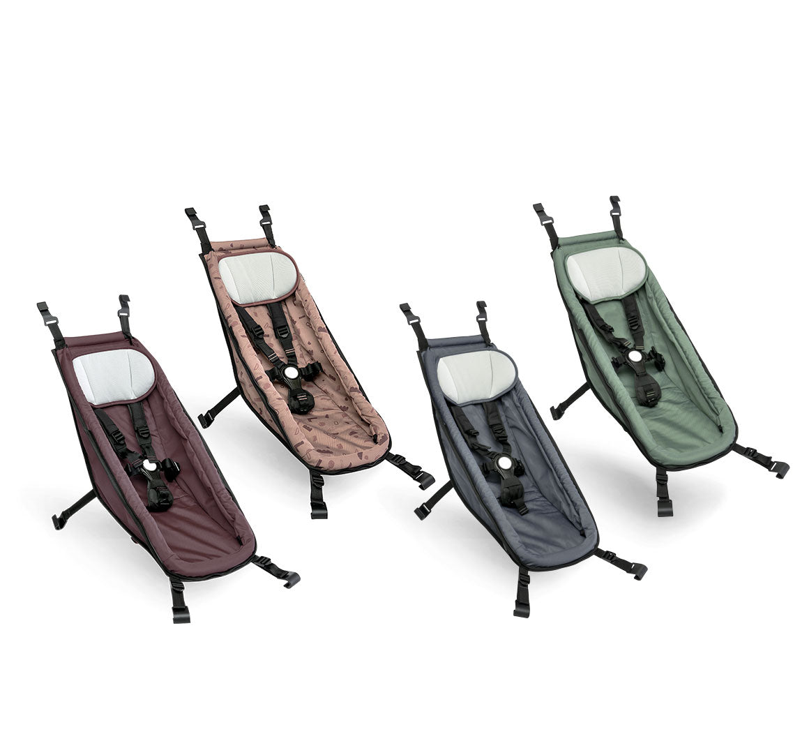 Collection of baby seats from the Kraams Collection for Croozer Kid bike trailers