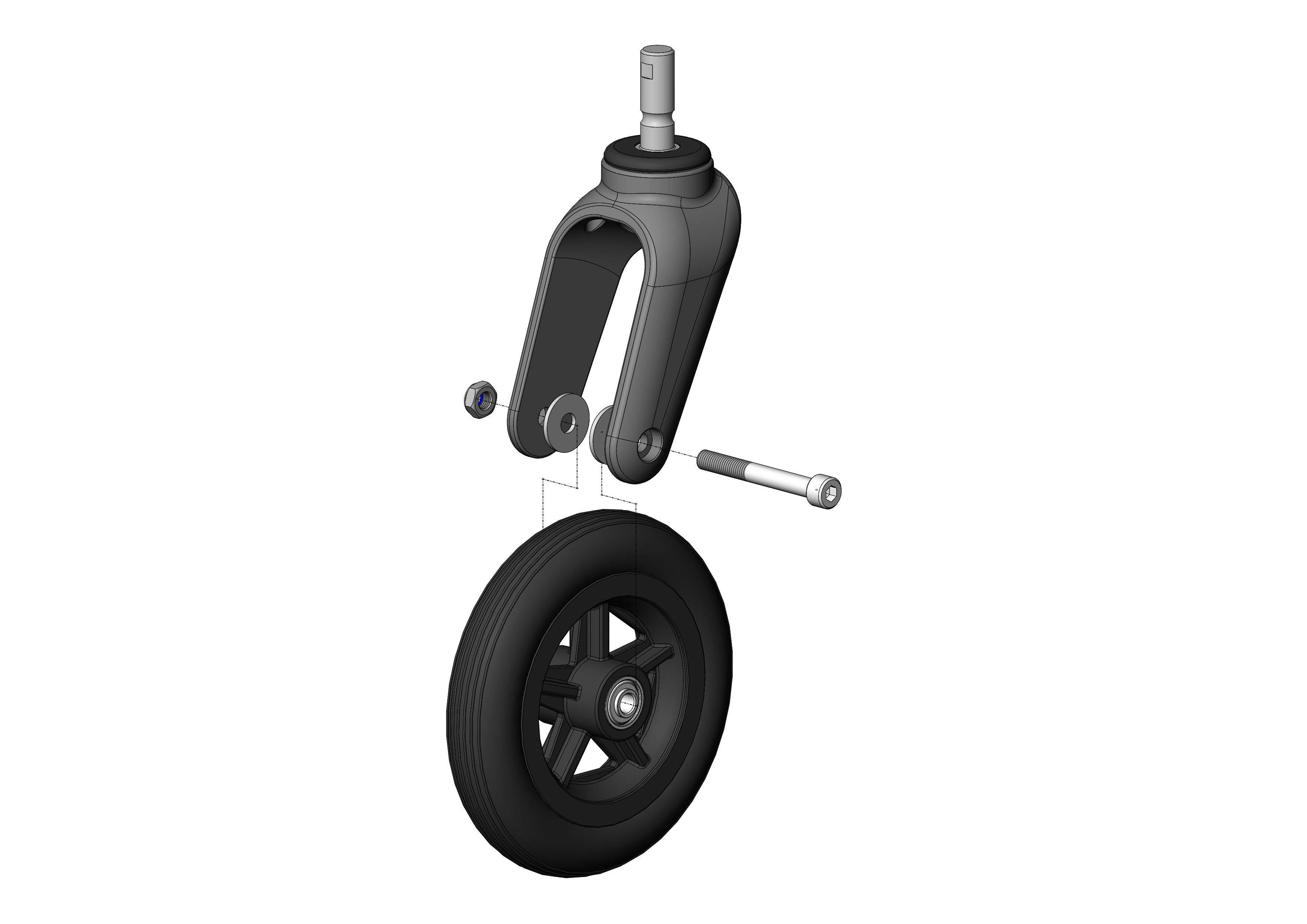 Buggy wheel Kid / Kid Plus / Dog 6"