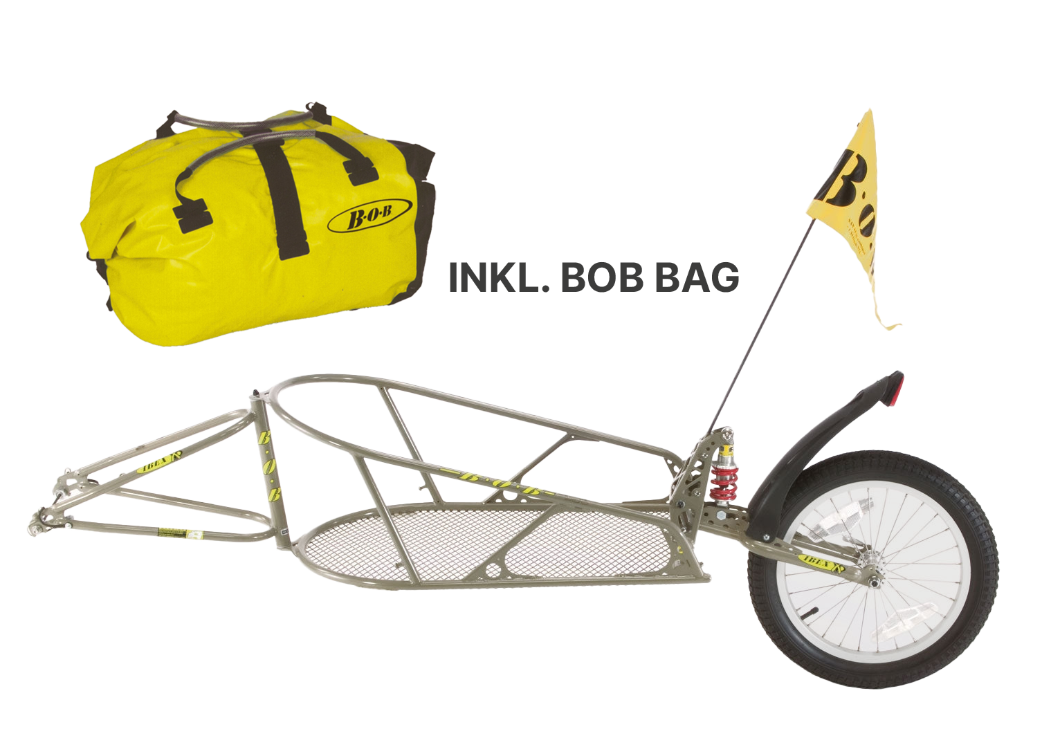 bob ibex fahrradanhänger Vorteilspaket: BOB IBEX Escape-Bundle Gold
