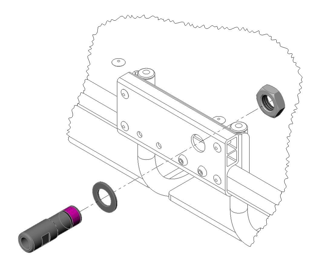 Bushing for Dog wheel socket