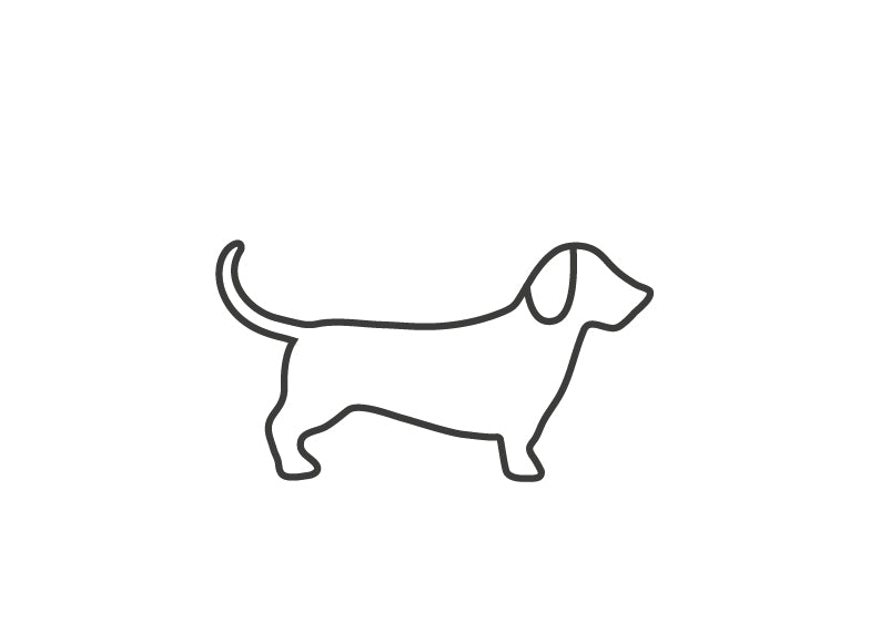Small Dog icon for Croozer dog bike trailers - cycling with dogs and pet transport solutions