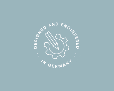 Croozer minimalistic icon for product design and engineering in Germany