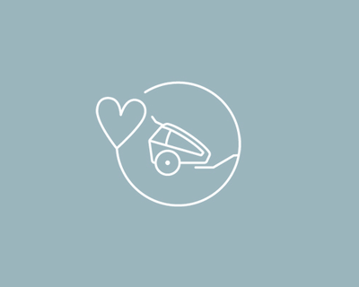 Croozer minimalistic icon for product longevity
