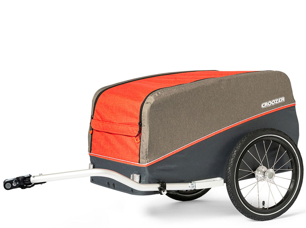 Croozer Cargo bike trailer in Campfire Red