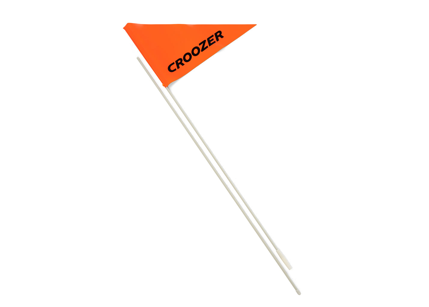 Croozer safety flag for better visibility in traffic