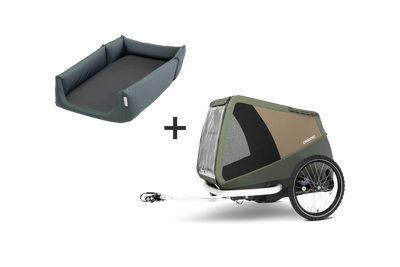 Bundle: Dog Mikke Cozy Ride Bundle Moss Green XL