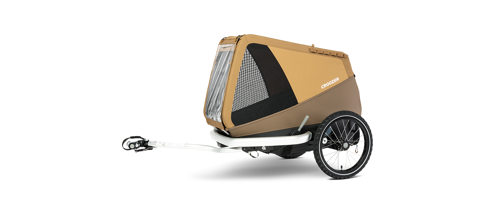 Croozer Dog Enna in sundown yellow - side view