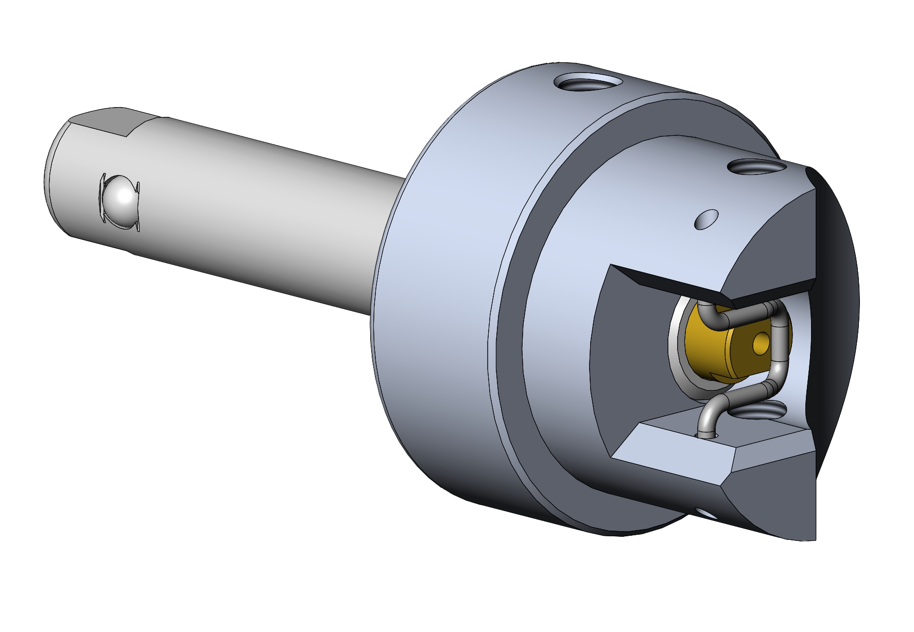 Push axle catch unit Cargo