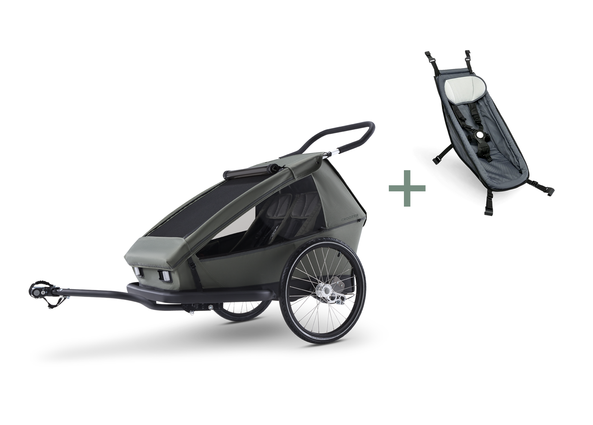 Bundle: Kid Ellma Start & Ride Family Bundle Moss Green 2