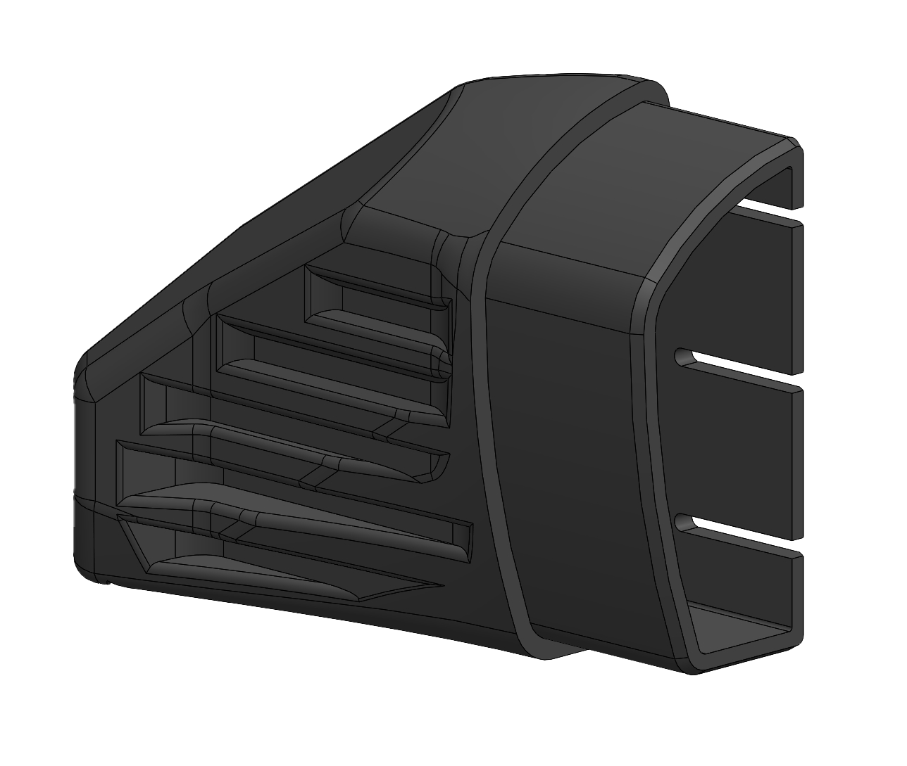 Bumper end cap RHS front Vaaya/Keeke/Enna/Mikke/Tammo