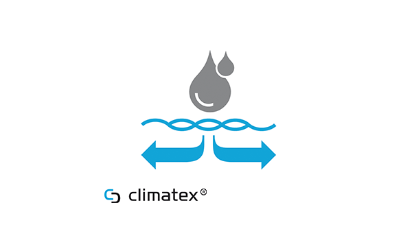 Climatex technology icon - transport of moisture