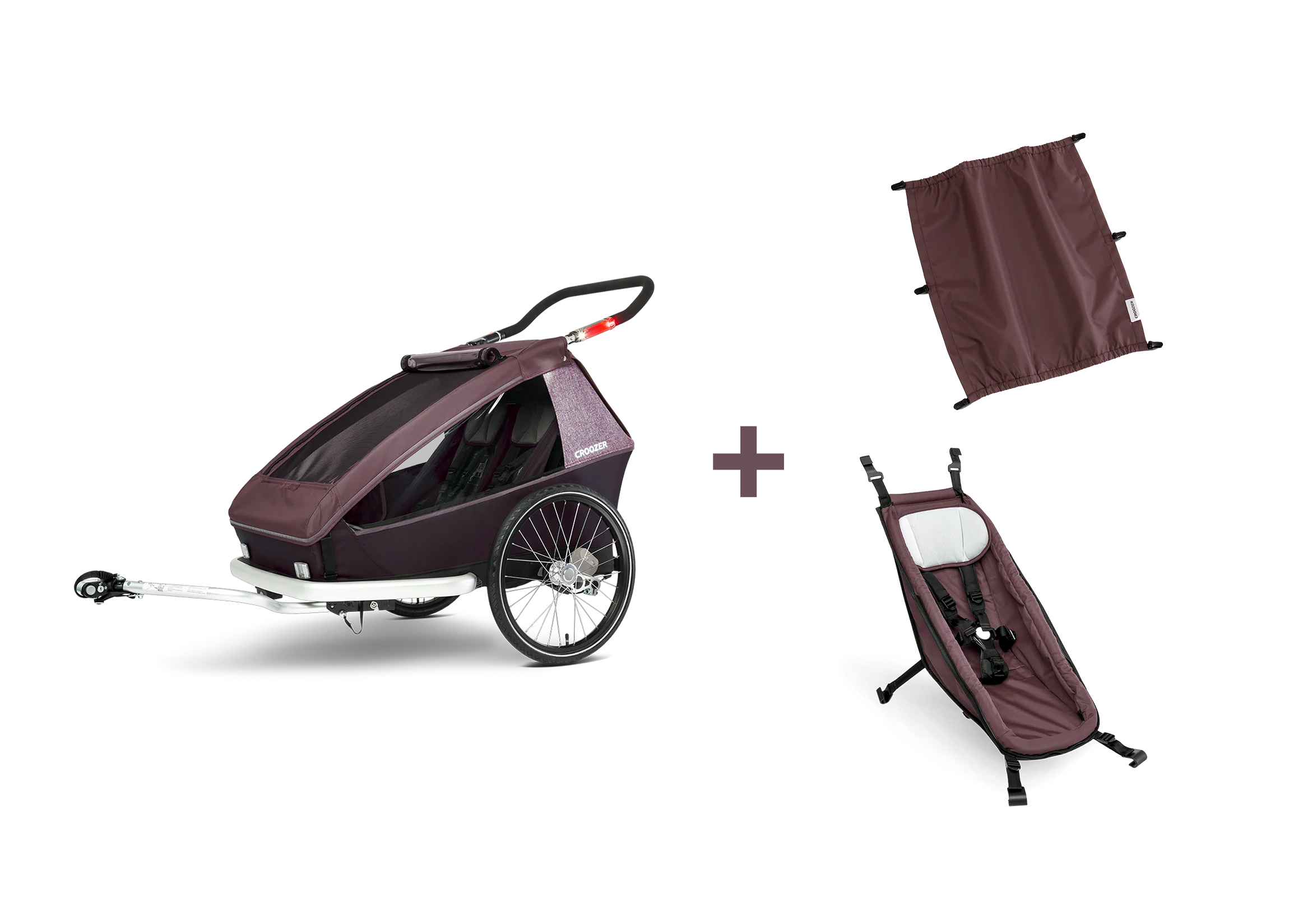 Croozer 2 bike trailer sales
