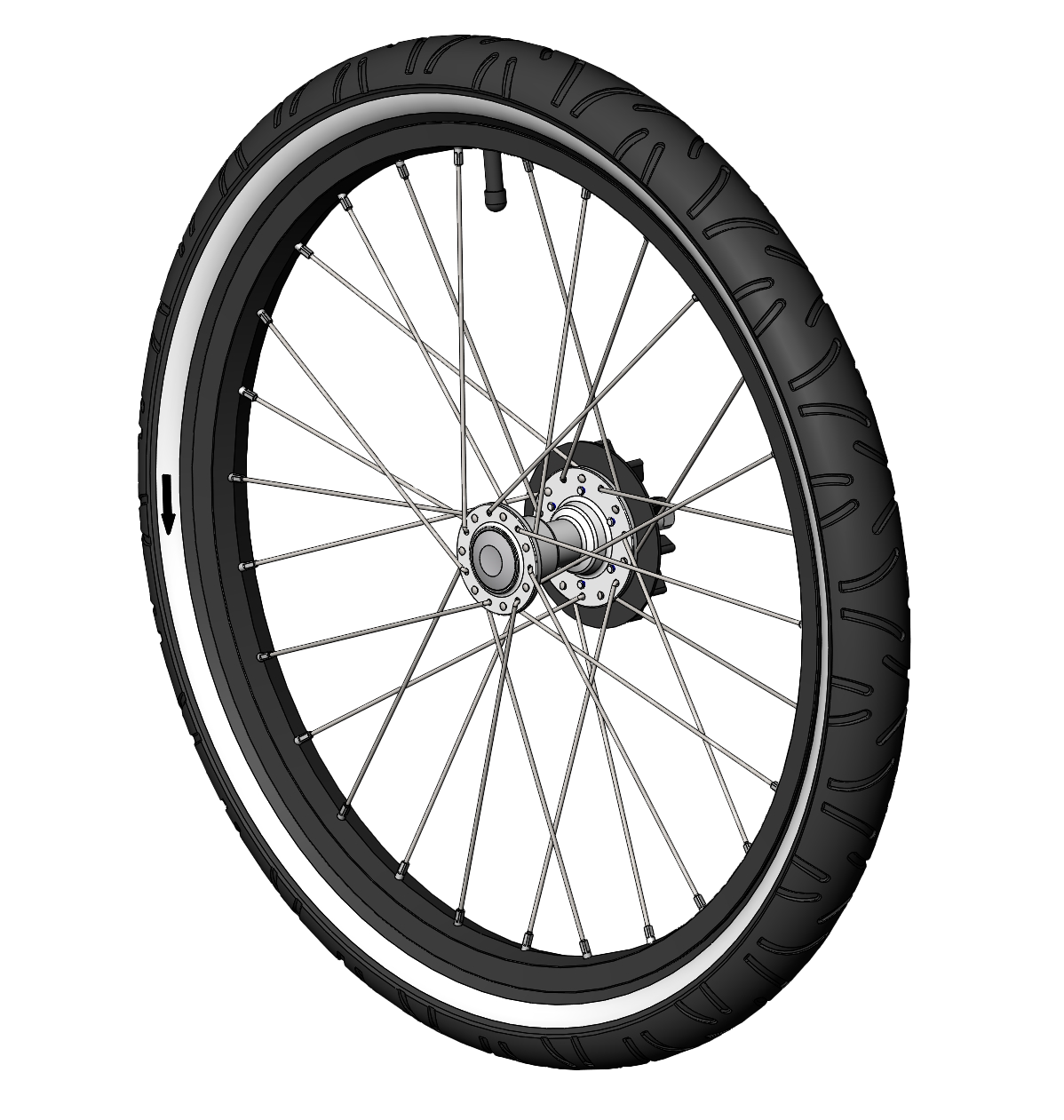 Wheel for Kid / Dog XL / XXL left  20"