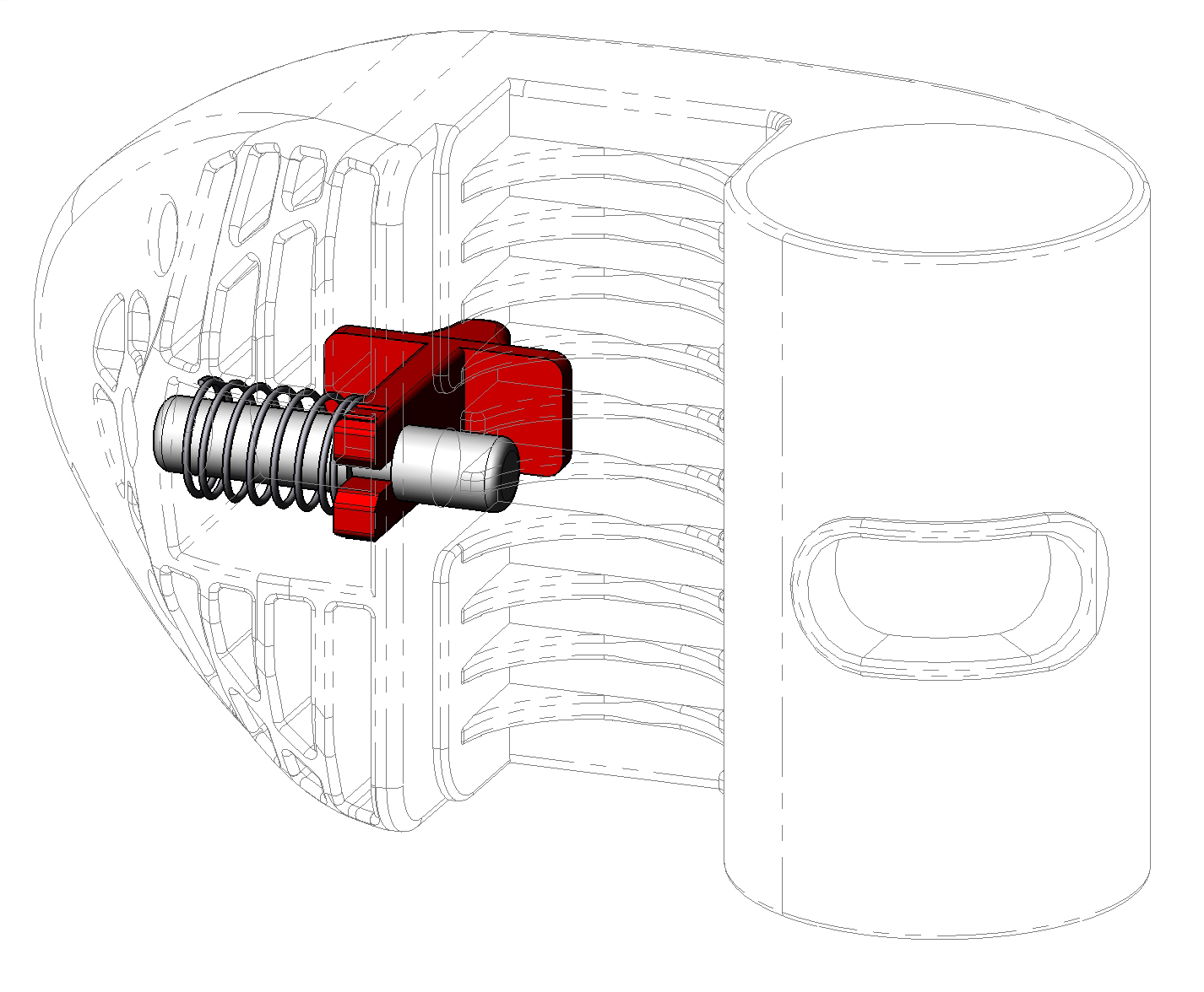 Mounting set closure device
