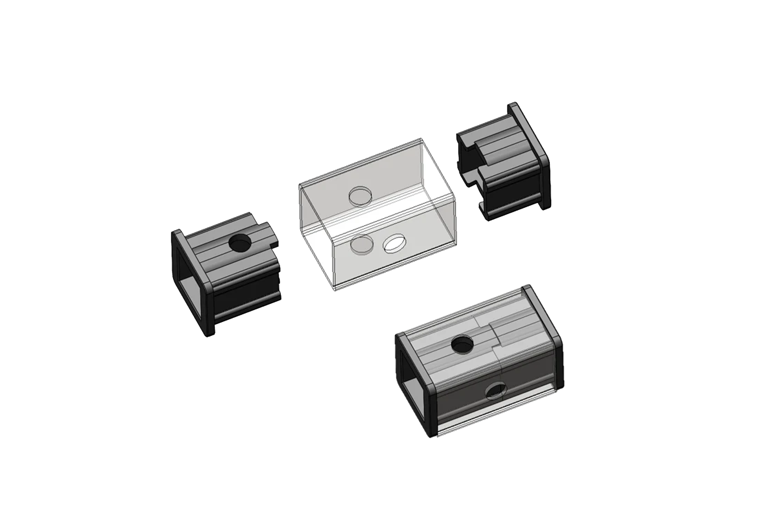 Plastic insert for square drawbar