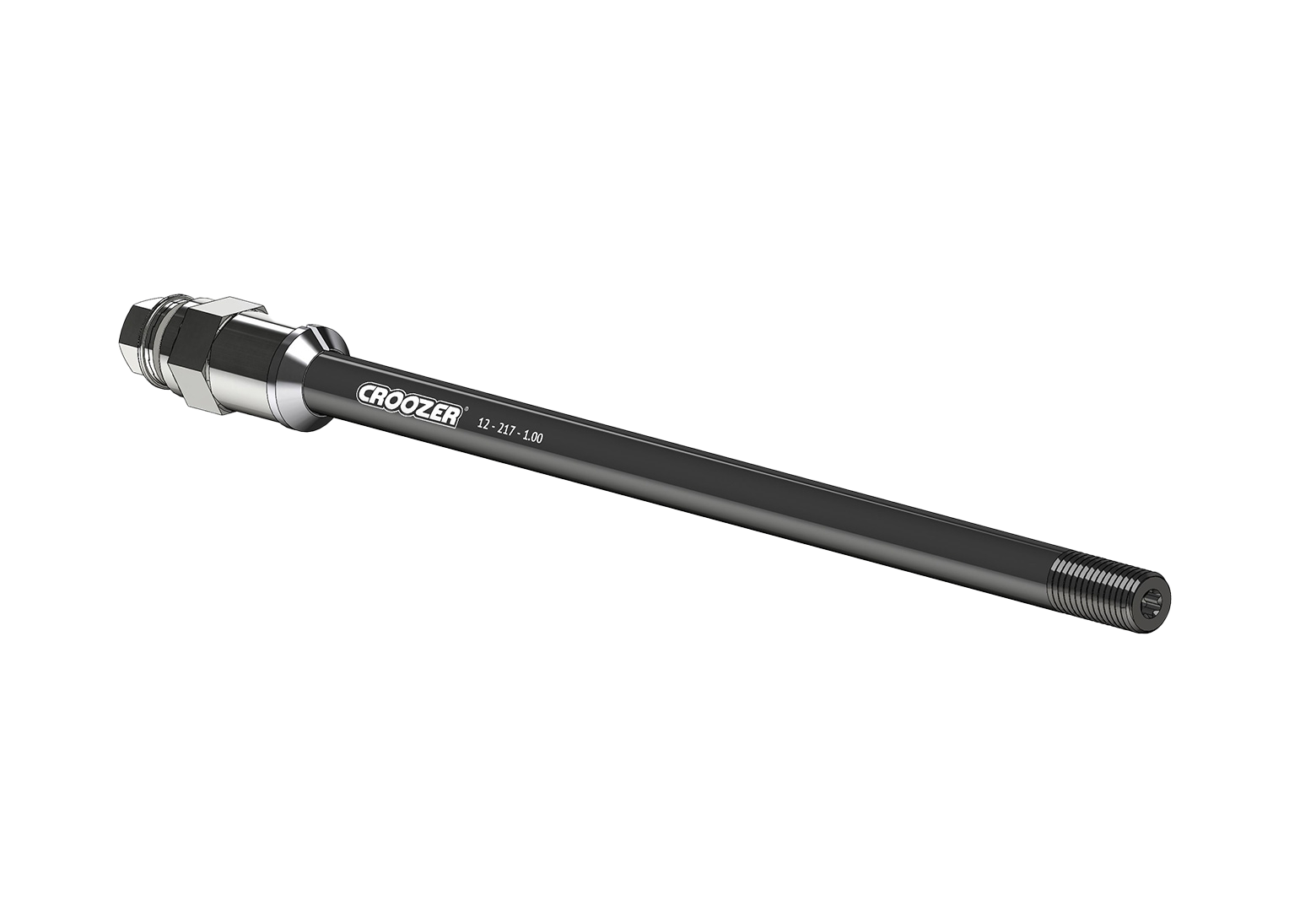 Steckachs-Adapter M12 für Achslänge 217 mm mit 1.00 mm Gewindesteigung, mit Universaladapter A