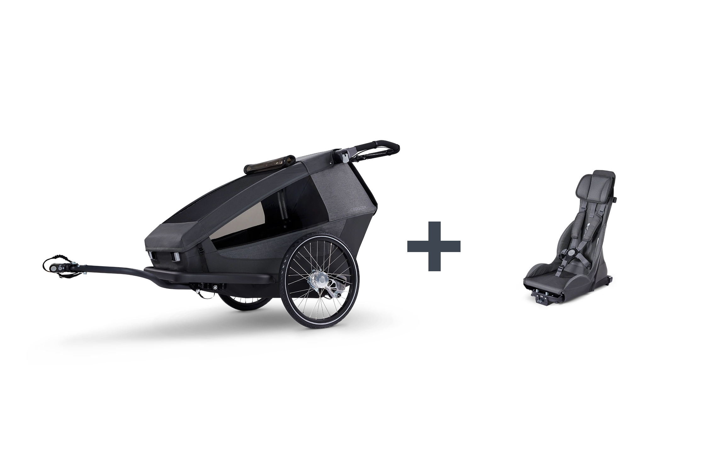 Limitiertes Bundle: Modularer Fahrradanhänger Yuuna + Premium Sitz