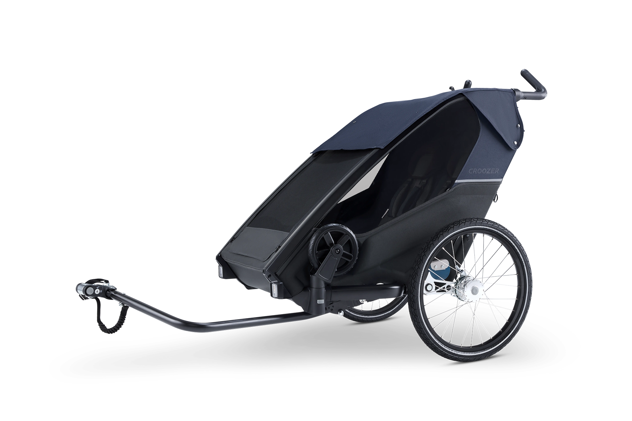 fahrradanhänger für zwillinge Kid Lykke Blueberry Blue 2