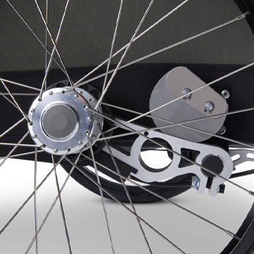 Ellma Croozer Kinderanhänger AirPad Federung