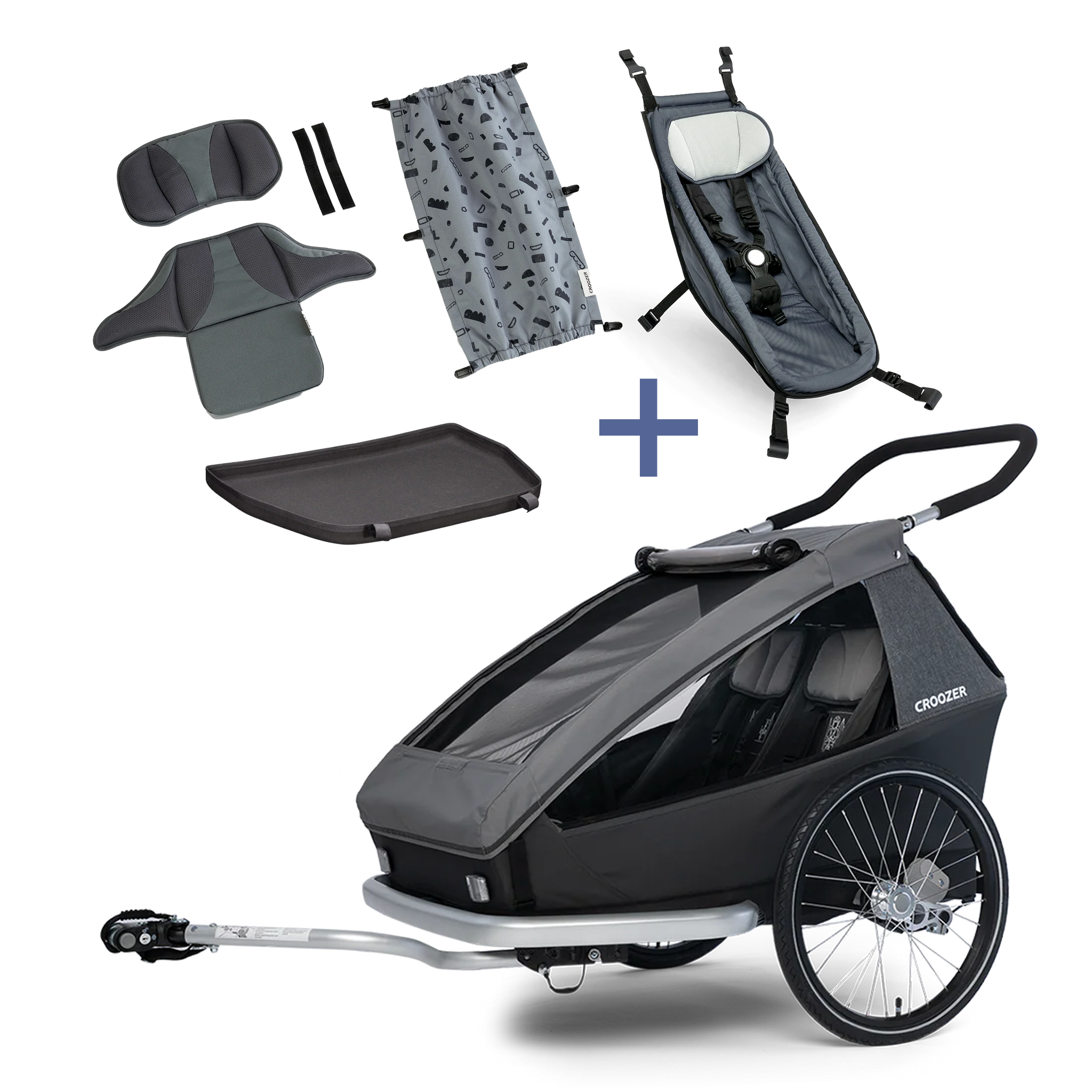 Bundle: Kid Keeke Out & About Family Bundle Mountain grey 2